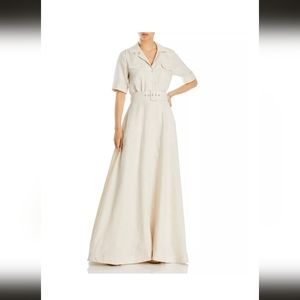 Staud Millie cream NWT maxi dress size 0